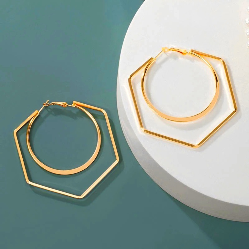 Geographic Earrings